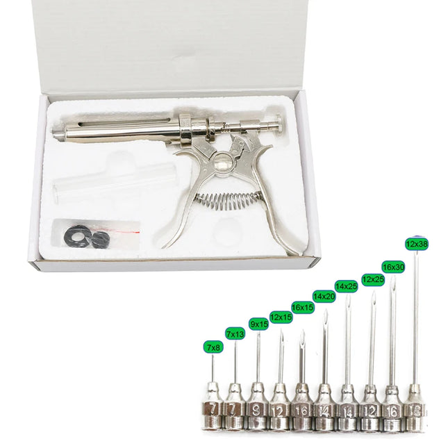 Stainless Steel Continuous Injection Syringe
