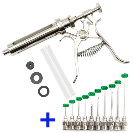 Stainless Steel Continuous Injection Syringe