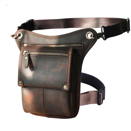 Crazy Horse Leather Fanny Pack