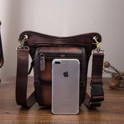 Crazy Horse Leather Fanny Pack