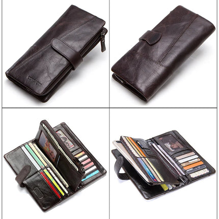Vintage Crazy Horse Leather Wallet