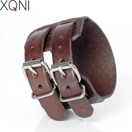 Men's Cowboy Style Leather Bracelet