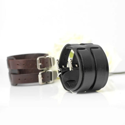 Men's Cowboy Style Leather Bracelet
