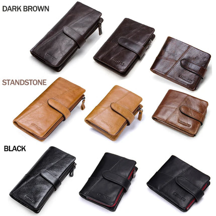 Vintage Crazy Horse Leather Wallet