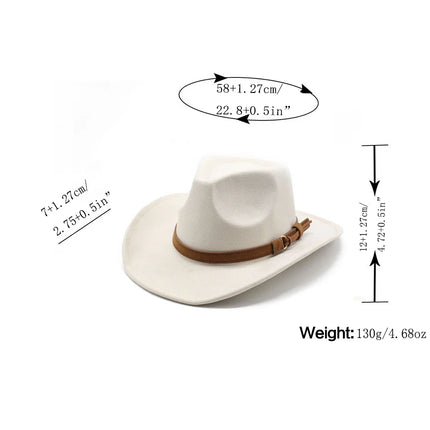 Western Gentleman & Cowgirl Suede Cap