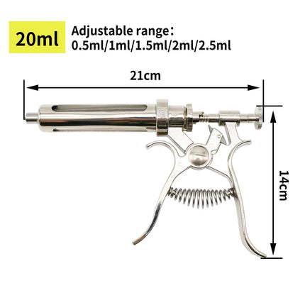Stainless Steel Continuous Injection Syringe