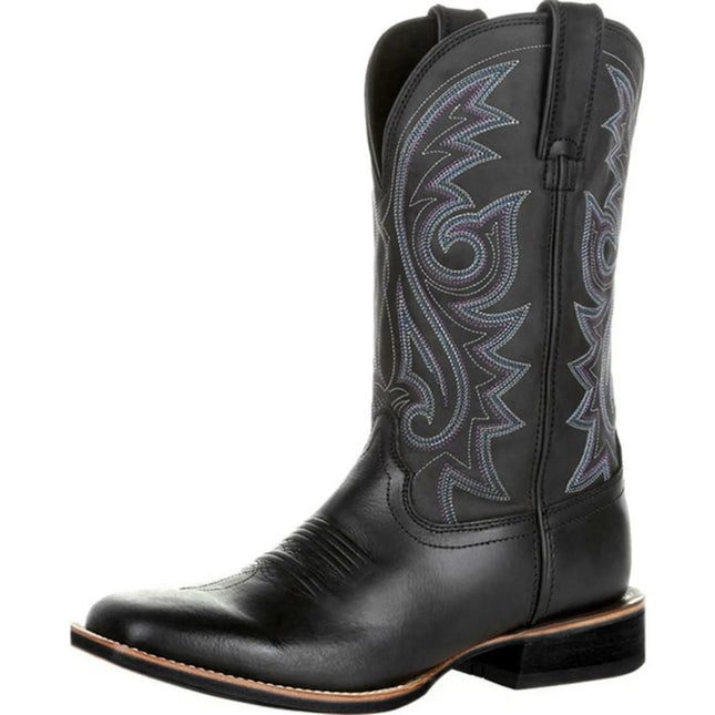 Men's Handmade Embroidered Cowboy Boots