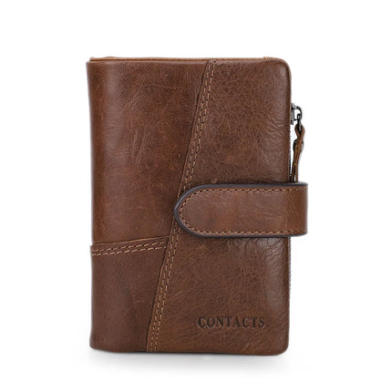 Vintage Crazy Horse Leather Wallet