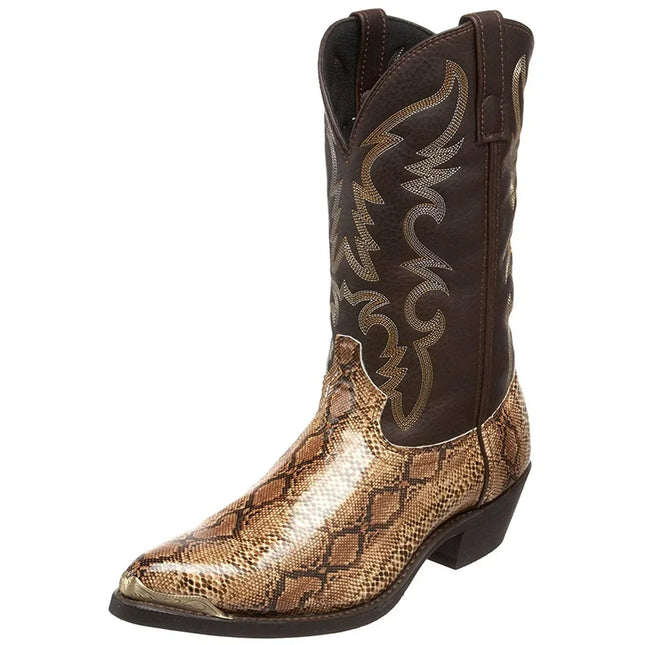 Snake Print Cowboy Boots