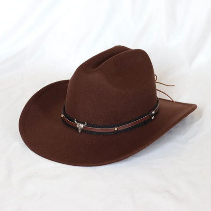 Unisex Vintage Western Cowboy Hat