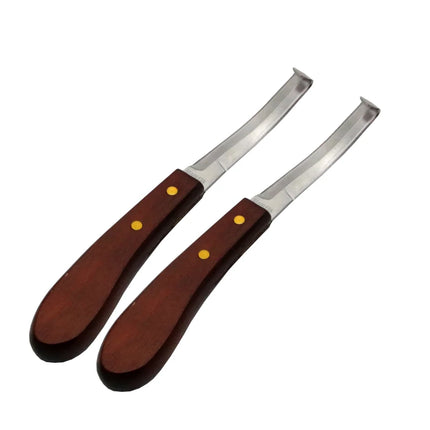 2 Pcs Horse Loop Hoof Knife Trimmer