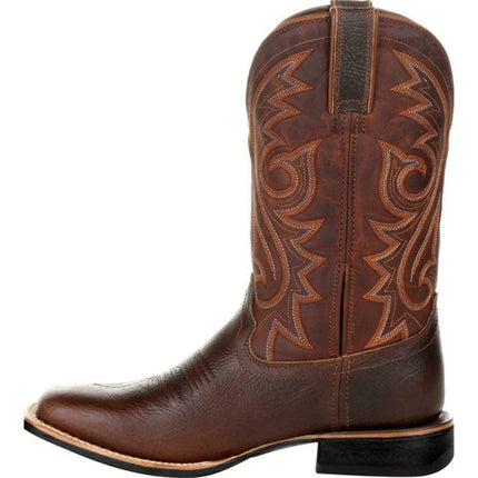 Men's Handmade Embroidered Cowboy Boots