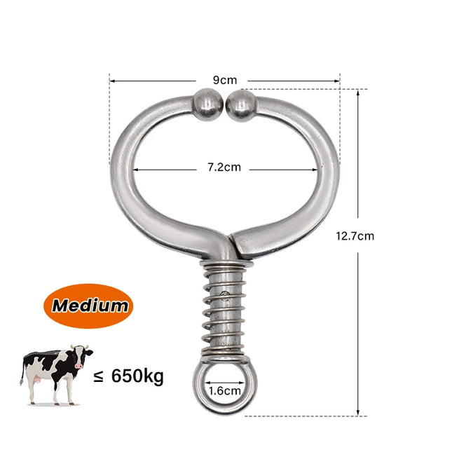 Durable Cattle Nose Clamp & Traction Tools for Farms