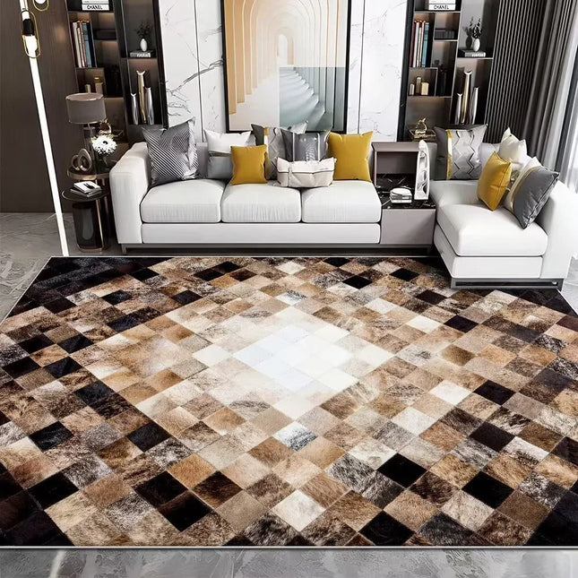 Cowhide Luxury Living Room Carpet