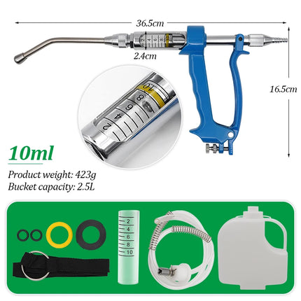 Veterinary Drench Gun for Cattle, Sheep & Goats