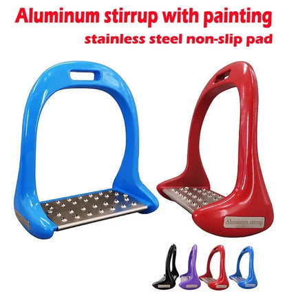 Anti-Slip Aluminium Alloy Horse Stirrups for Safety & Comfort