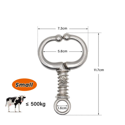 Durable Cattle Nose Clamp & Traction Tools for Farms