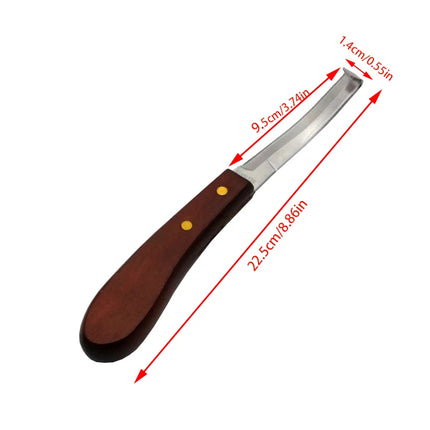 2 Pcs Horse Loop Hoof Knife Trimmer
