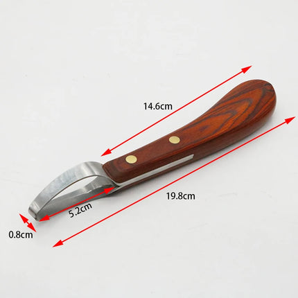 2 Pcs Horse Loop Hoof Knife Trimmer