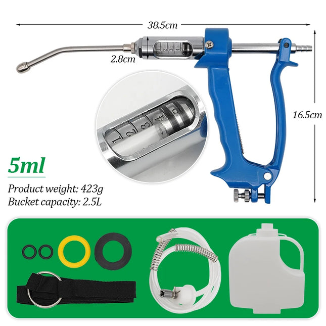 Veterinary Drench Gun for Cattle, Sheep & Goats