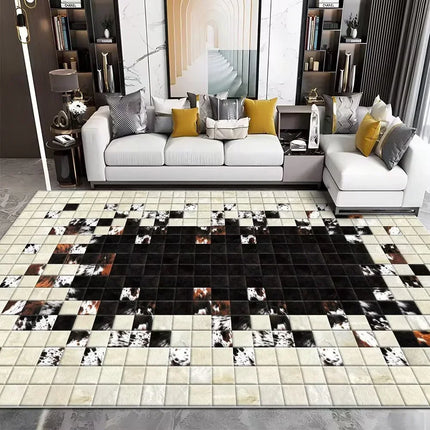 Cowhide Luxury Living Room Carpet