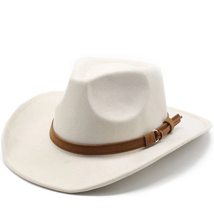 Western Gentleman & Cowgirl Suede Cap
