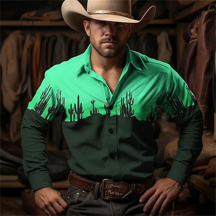 Retro Street Style Men's Casual Denim Top