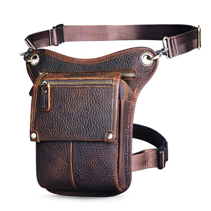 Crazy Horse Leather Fanny Pack