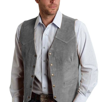 Cowboy Style Brown Vest