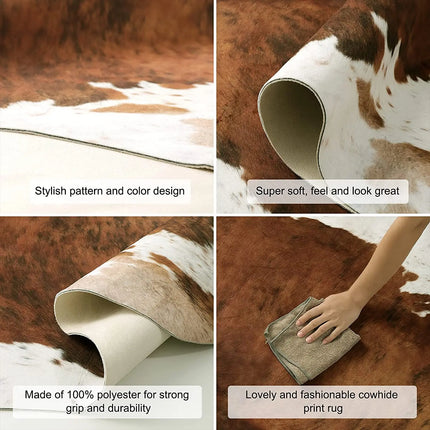 Cowhide Carpet for Bedroom & Living Room