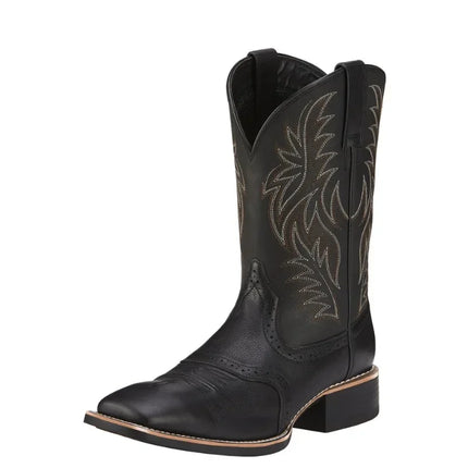 Men's Retro Embroidered Cowboy Boots