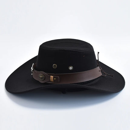 Men's Western Suede Cowboy Hat