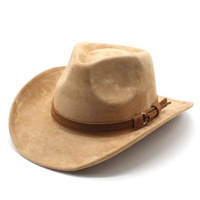 Western Gentleman & Cowgirl Suede Cap