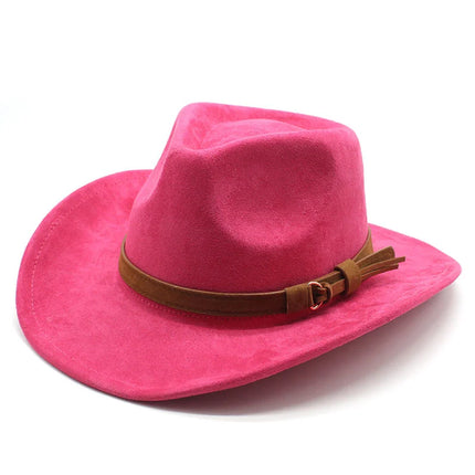 Western Gentleman & Cowgirl Suede Cap