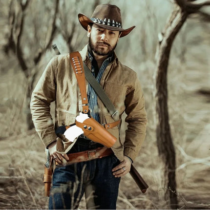 Leather Cowboy Gun Holster