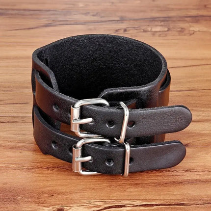 Men's Cowboy Style Leather Bracelet