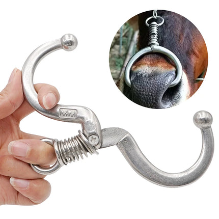 Durable Cattle Nose Clamp & Traction Tools for Farms