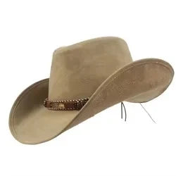 Men's Leather Cowboy Hat