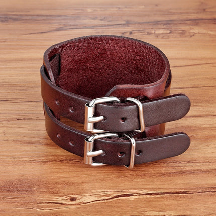 Men's Cowboy Style Leather Bracelet